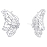 S925 Silver Butterfly Stud Earrings CZ 925 Sterling Silver