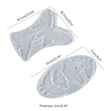Butterfly Shape Coaster Molds Resin Casting Craft DIY Soft Silicone Mould