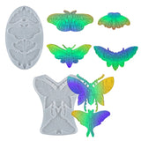 Butterfly Shape Coaster Molds Resin Casting Craft DIY Soft Silicone Mould