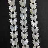 Butterfly Natural Shell Beads 16x18mm Mother-of-pearl Necklace Earrings