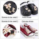 Butterfly Shape Pearl Claw Sets Pointback Shoes Decoration