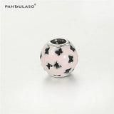 Butterfly Silhouette Charms 925 Silver Bracelets & Bangle Woman DIY