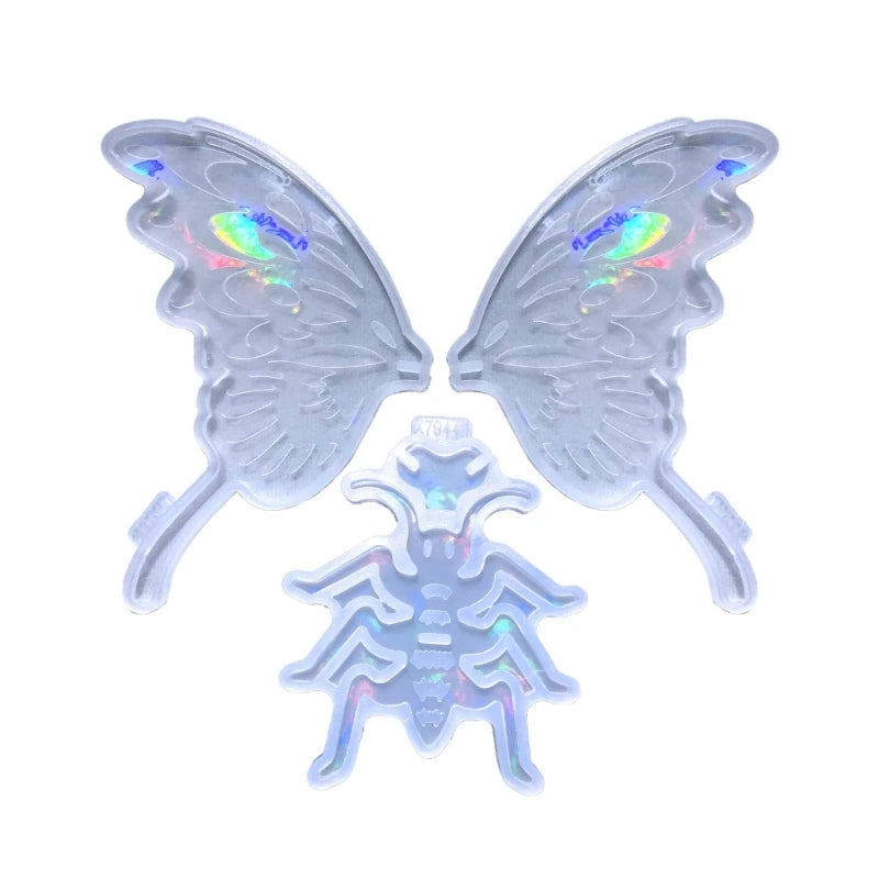Butterfly-Silicone Resin Mold Holographic Butterfly-Assembly Ornaments Molds