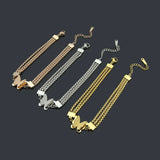 Butterfly Stainless Steel Chain Bracelet for Women