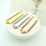 Butterfly Stainless Steel Chain Bracelet for Women