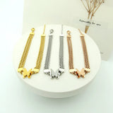 Butterfly Stainless Steel Chain Bracelet for Women