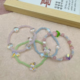 Butterfly Star Heart Tulips Stretch Beaded Bracelet Wristband