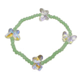 Butterfly Star Heart Tulips Stretch Beaded Bracelet Wristband