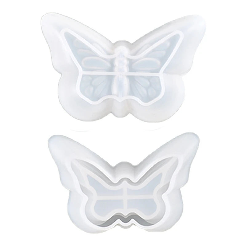 Butterfly Storage Box Epoxy Resin Mold Jewelry Holder Silicone Mould DIY Crafts