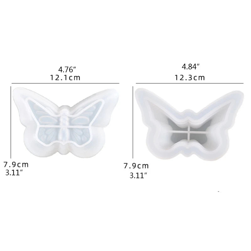 Butterfly Epoxy Resin Mold for Storage Box