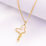 Butterfly Style Pendant Mount Base for 5-20mm Pearls Stones Beads