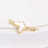 Butterfly Style Pendant Mount Base for 5-20mm Pearls Stones Beads