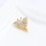 Butterfly Style Pendant Mount Base for 7-12mm Pearls Stones Beads