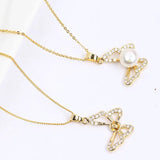Butterfly Style Pendant Mount Base for 7-8mm Pearls