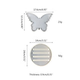 Silicone Butterfly Tea Tray Coaster Mold with Storage Rack