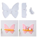 Butterfly Wall Shelf Epoxy Resin Mold Silicone Mould DIY Crafts