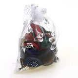 Bronzing Organza Jewelry Gift Bags Sheer Organza Pouch Wedding Favors 100pcs