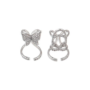 Butterfly Sense Nail Ring Female Niche Cold Wind Light Net Red Joint Ring