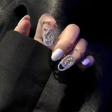 Butterfly Sense Nail Ring Female Niche Cold Wind Light Net Red Joint Ring