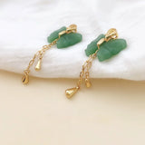 Butterfly Jade Mite Tassel Ginkgo Leaf Safe Buckle DIY Earring Necklace Clothing