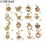 Butterfly Pendant Crown of Love Charms Necklace Accessories