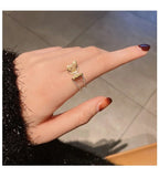 Vintage Butterfly Ring for Women, Senior Sense Light Niche Delicate Index Finger