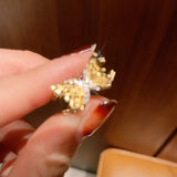 Vintage Butterfly Ring for Women, Senior Sense Light Niche Delicate Index Finger