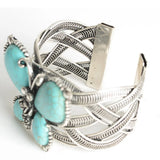 Butterfly Semi-precious Stone Bracelet Stainless Steel Jewelry Women