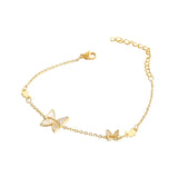 Butterfly Titanium Steel Bracelet Women's Niche Sense Bracelet