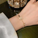 Butterfly Titanium Steel Bracelet Women's Niche Sense Bracelet