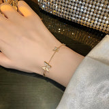 Butterfly Titanium Steel Bracelet Women's Niche Sense Bracelet
