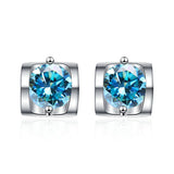 0.5CT D Moissanite Earrings 925 Sterling Silver