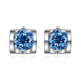0.5CT D Moissanite Earrings 925 Sterling Silver