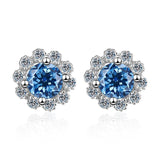 0.5CT Moissanite Ear Studs S925 Silver Brilliant Cut Jewelry Christmas