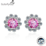 0.5CT Moissanite Ear Studs S925 Silver Brilliant Cut Jewelry Christmas