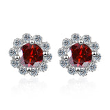 0.5CT Moissanite Ear Studs S925 Silver Brilliant Cut Jewelry Christmas
