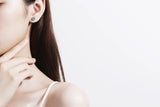 0.5CT Moissanite Ear Studs S925 Silver Brilliant Cut Jewelry Christmas