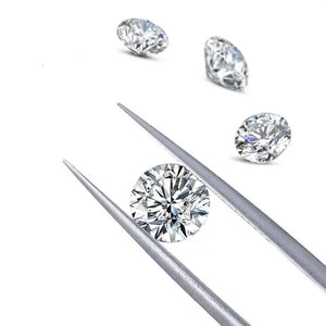 1 Pcs D Round Cut Lab Grown Diamond