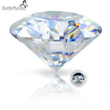 1 Pcs D Round Cut Lab Grown Diamond