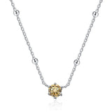 0.5CT Moissanite Star Necklace Pendant For Women 925 Silver Pt950 Jewelry