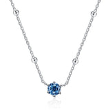 0.5CT Moissanite Star Necklace Pendant For Women 925 Silver Pt950 Jewelry