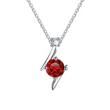 1CT VVS1 Moissanite S925 Silver Star Pendant Necklace For Women