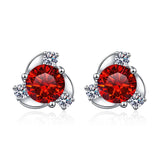 0.5CT 5MM D Moissanite Earrings S925 Silver Women Jewelry