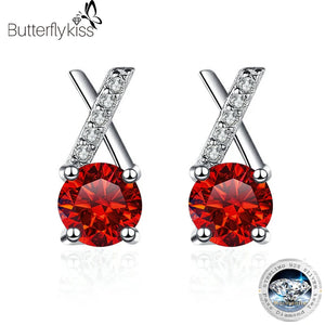 0.5CT Moissanite Stud Earrings S925 Silver D Gemstone Fine Jewelry Gift