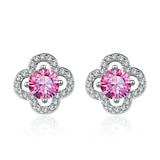 0.5Ct Moissanite S925 Silver Earrings Wedding Jewelry Gift