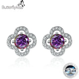 0.5Ct Moissanite S925 Silver Earrings Wedding Jewelry Gift