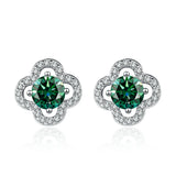 0.5Ct Moissanite S925 Silver Earrings Wedding Jewelry Gift
