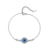 1.0ct Moissanite Bracelet 925 Silver High Women's Wedding Jewelry