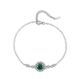 1.0ct Moissanite Bracelet 925 Silver High Women's Wedding Jewelry