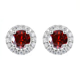 S925 Silver 1.0ct Moissanite Stud Earring Pair